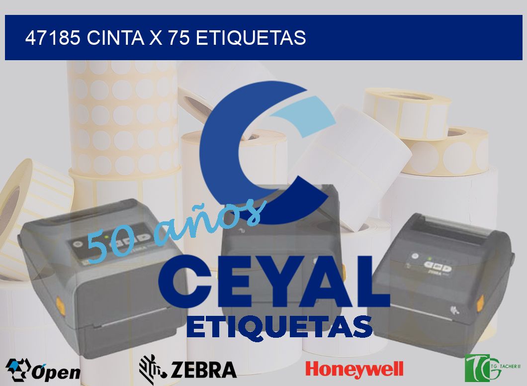 47185 cinta x 75 etiquetas