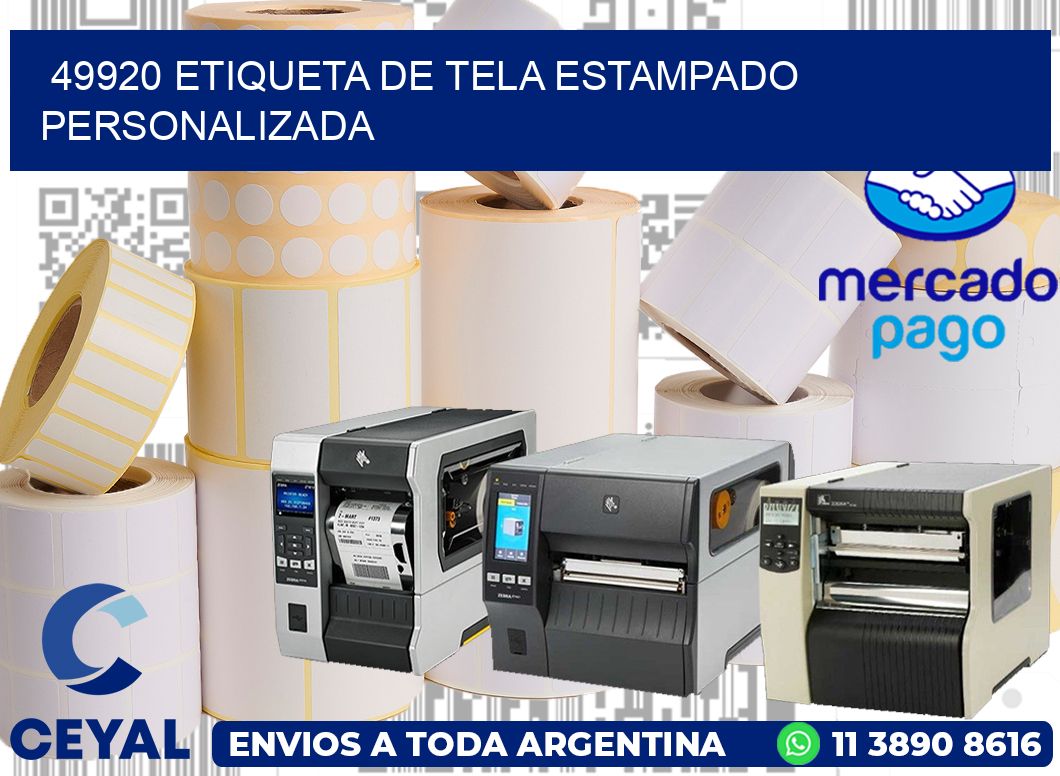 49920 ETIQUETA DE TELA ESTAMPADO PERSONALIZADA