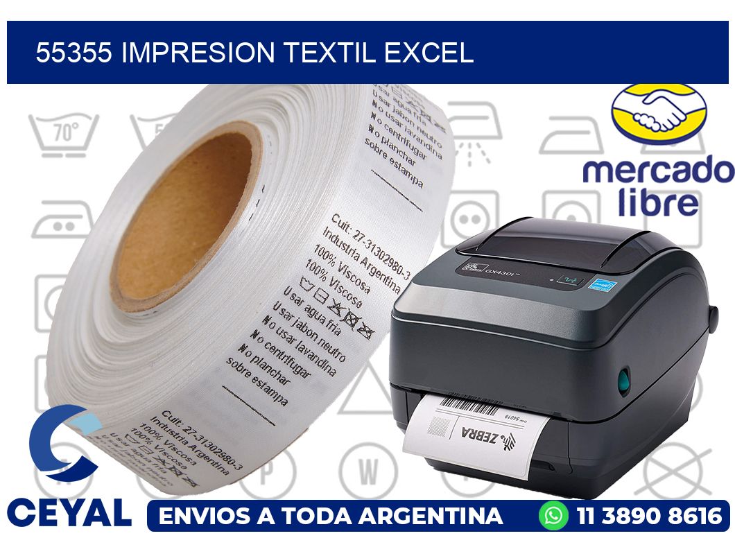 55355 IMPRESION TEXTIL EXCEL