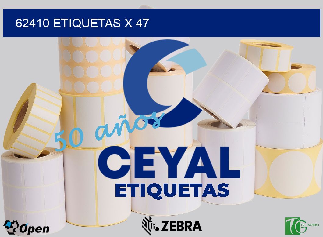 62410 Etiquetas x 47