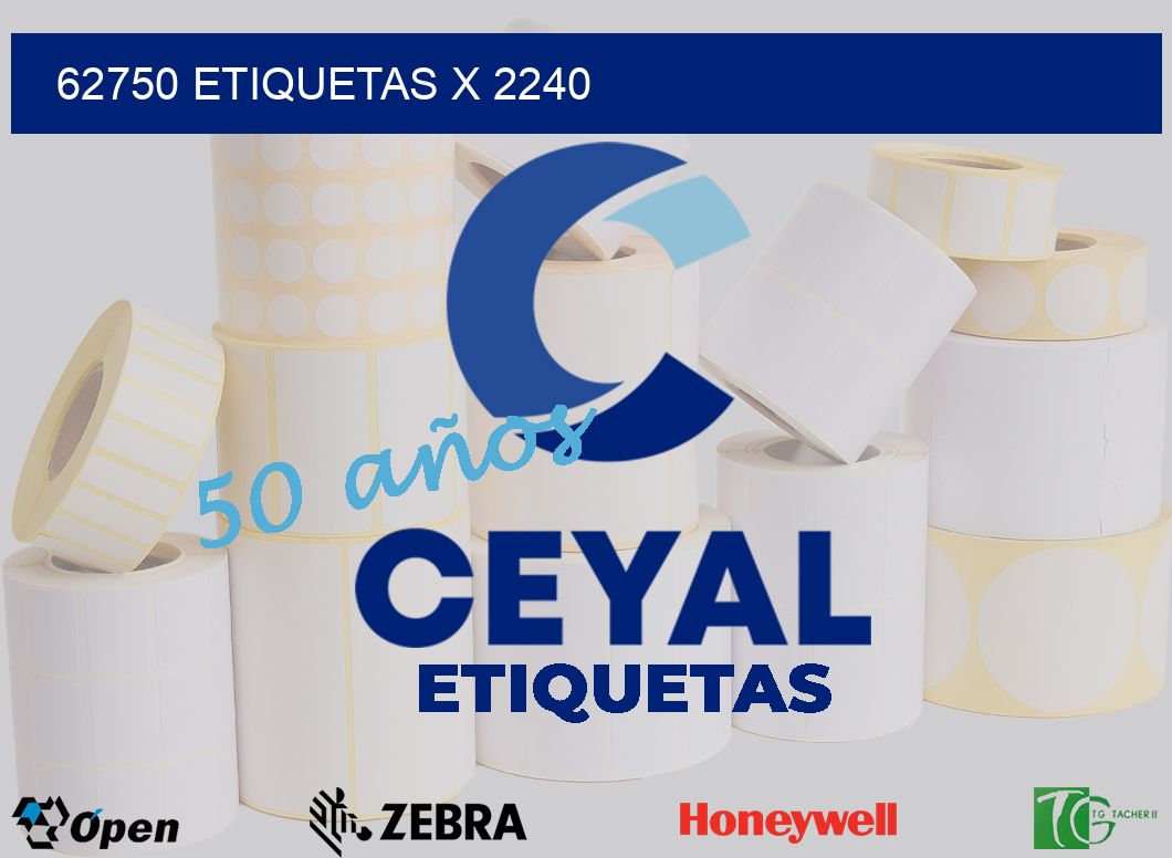 62750 Etiquetas x 2240