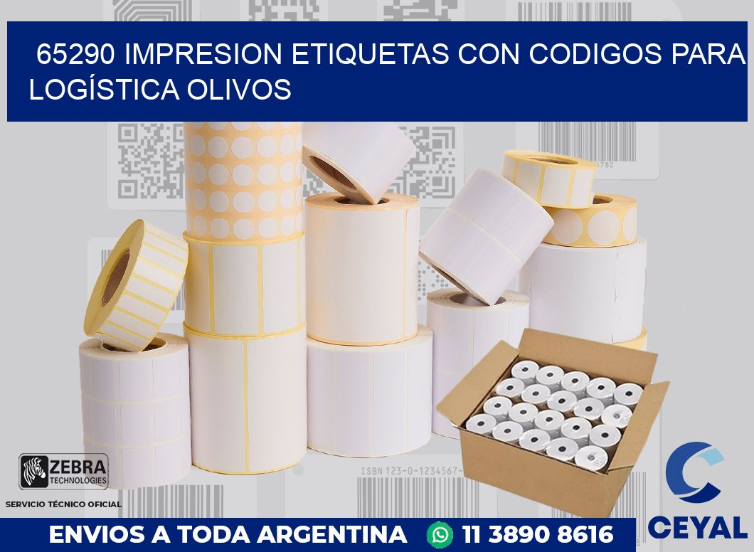 65290 IMPRESION ETIQUETAS CON CODIGOS PARA LOGÍSTICA OLIVOS