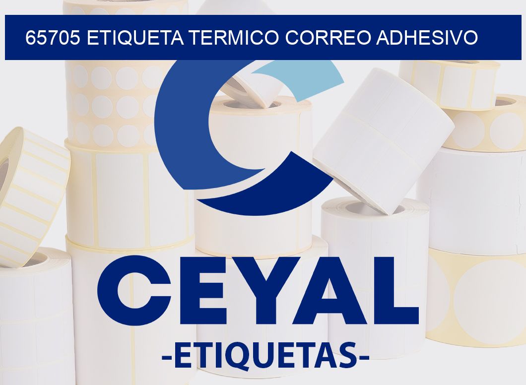 65705 ETIQUETA TERMICO CORREO ADHESIVO