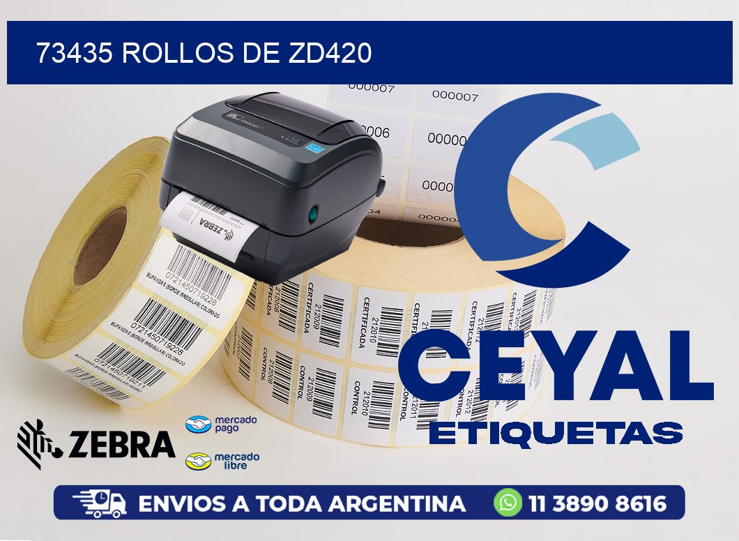 73435 ROLLOS DE ZD420