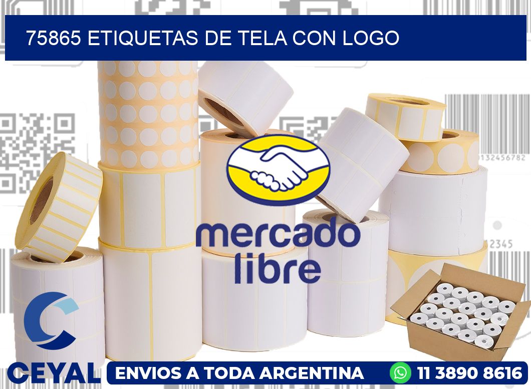 75865 ETIQUETAS DE TELA CON LOGO