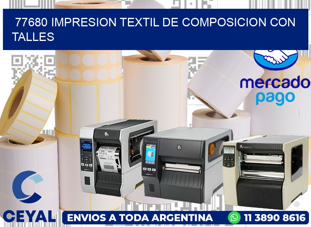 77680 IMPRESION TEXTIL DE COMPOSICION CON TALLES