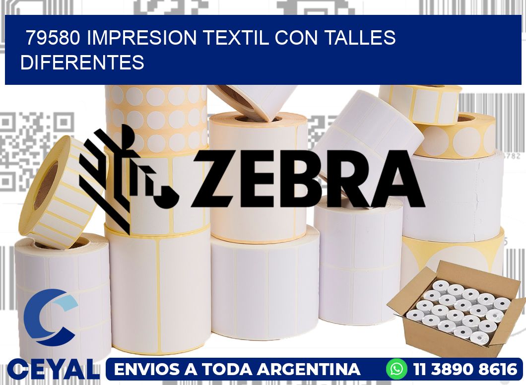 79580 IMPRESION TEXTIL CON TALLES DIFERENTES