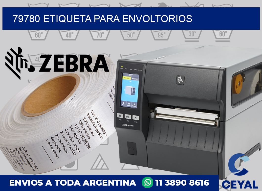 79780 ETIQUETA PARA ENVOLTORIOS