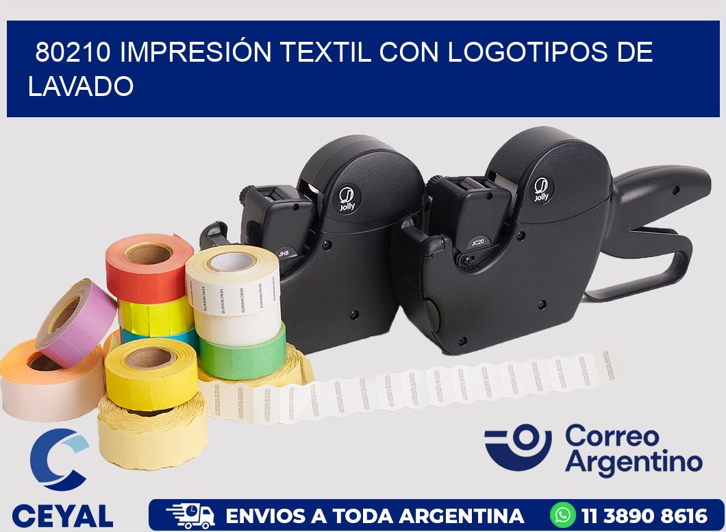 80210 IMPRESIÓN TEXTIL CON LOGOTIPOS DE LAVADO