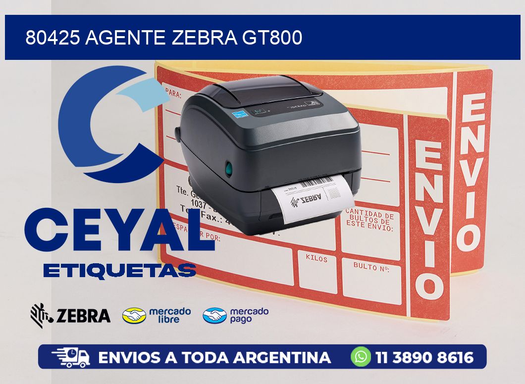80425 AGENTE ZEBRA GT800