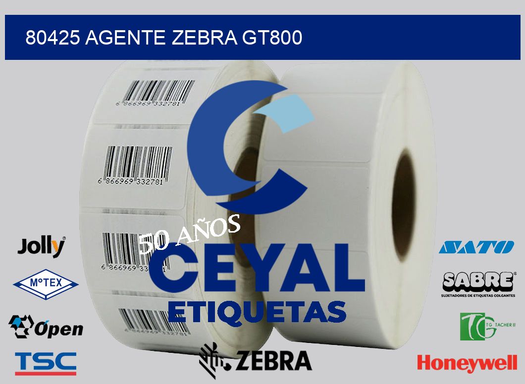 80425 AGENTE ZEBRA GT800