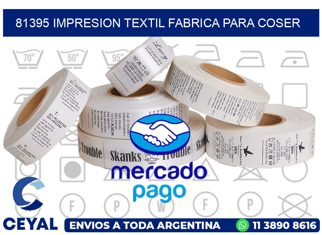 81395 IMPRESION TEXTIL FABRICA PARA COSER