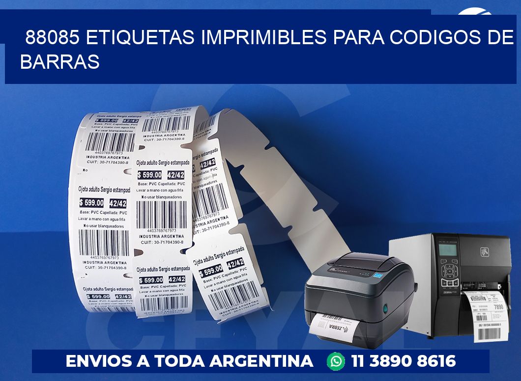 88085 ETIQUETAS IMPRIMIBLES PARA CODIGOS DE BARRAS