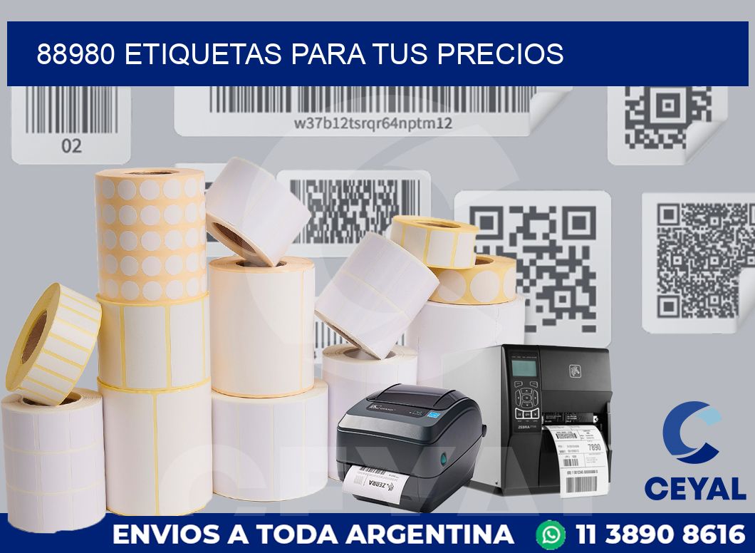 88980 ETIQUETAS PARA TUS PRECIOS