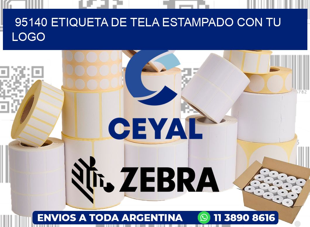 95140 ETIQUETA DE TELA ESTAMPADO CON TU LOGO