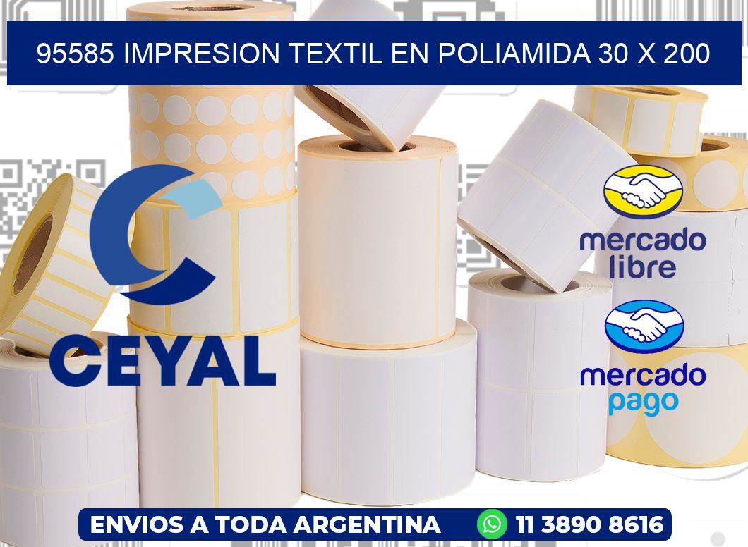 95585 IMPRESION TEXTIL EN POLIAMIDA 30 X 200