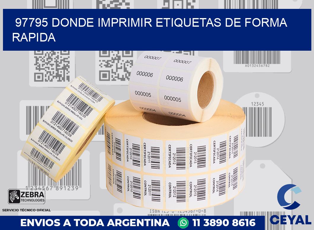 97795 DONDE IMPRIMIR ETIQUETAS DE FORMA RAPIDA