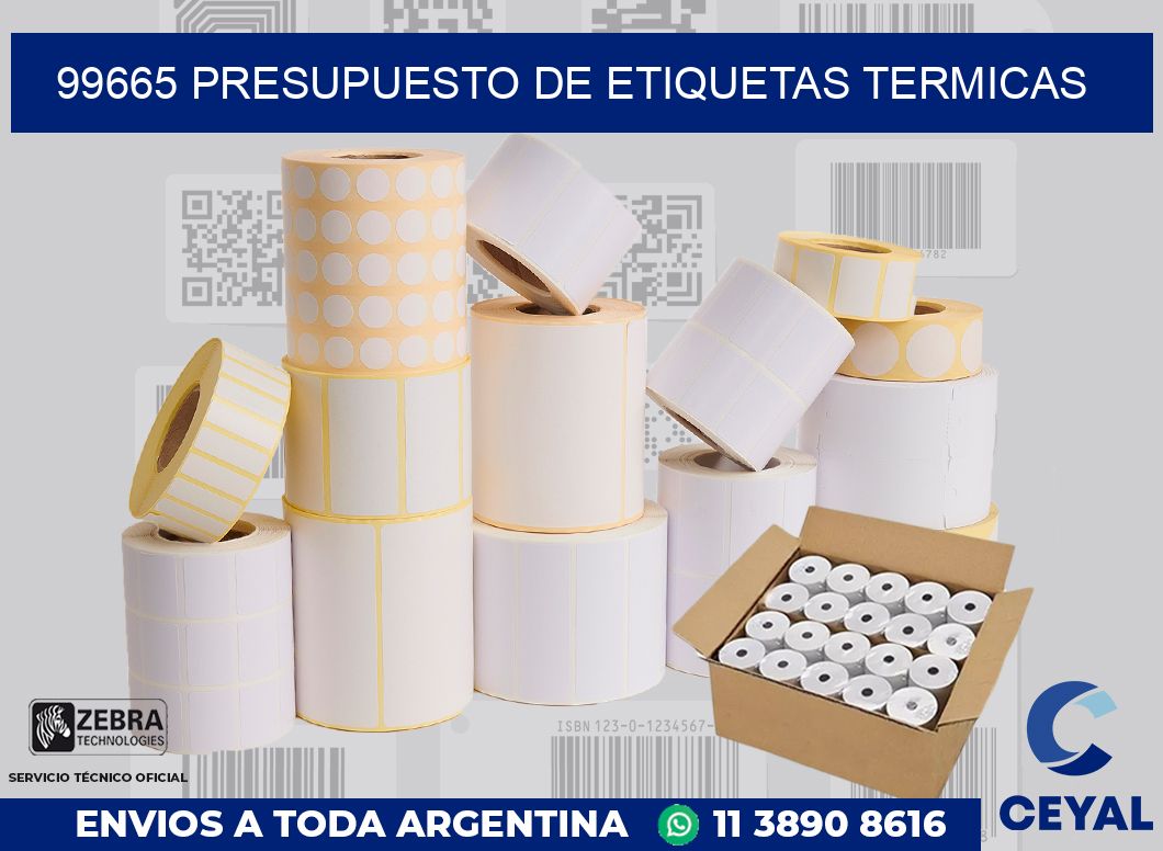99665 PRESUPUESTO DE ETIQUETAS TERMICAS