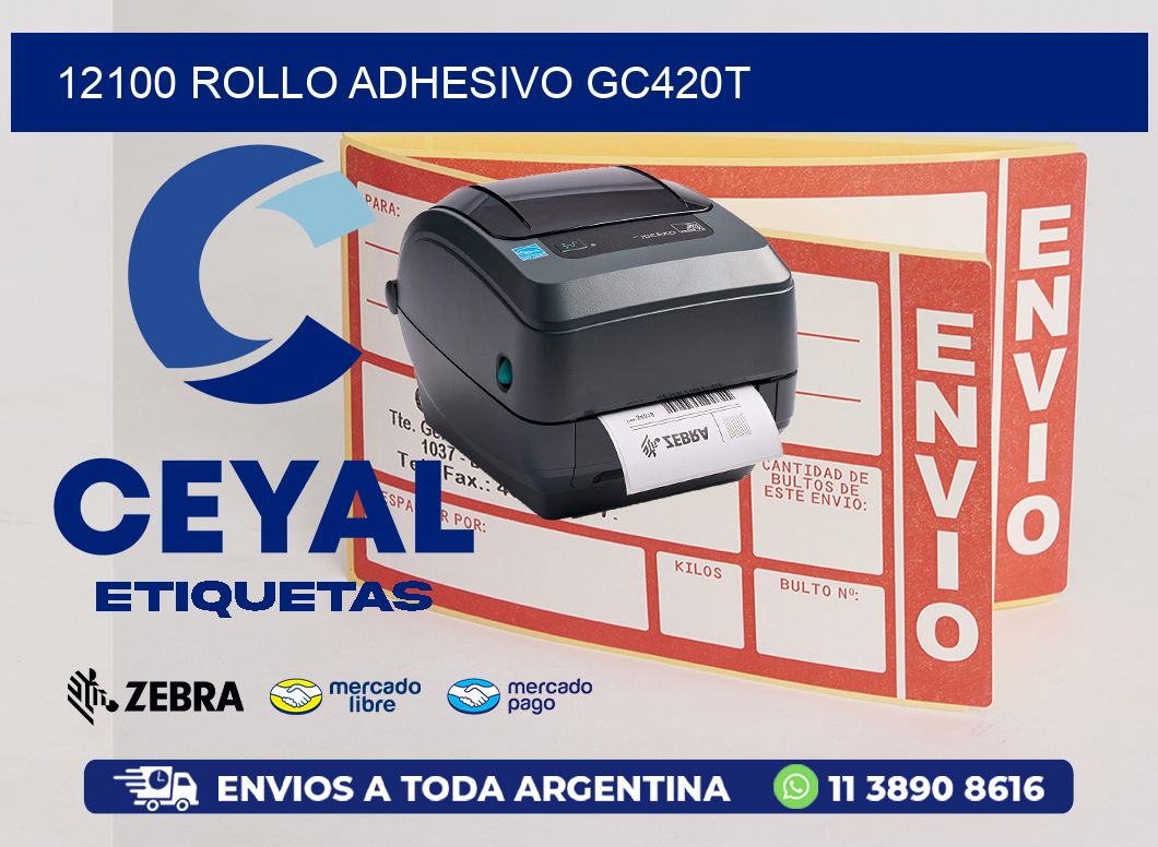 12100 ROLLO ADHESIVO GC420T