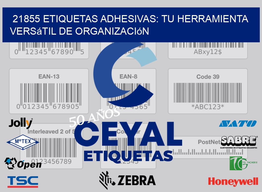 21855 Etiquetas Adhesivas: Tu Herramienta Versátil de Organización