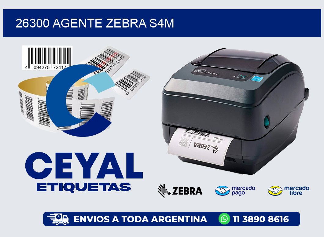 26300 AGENTE ZEBRA S4M