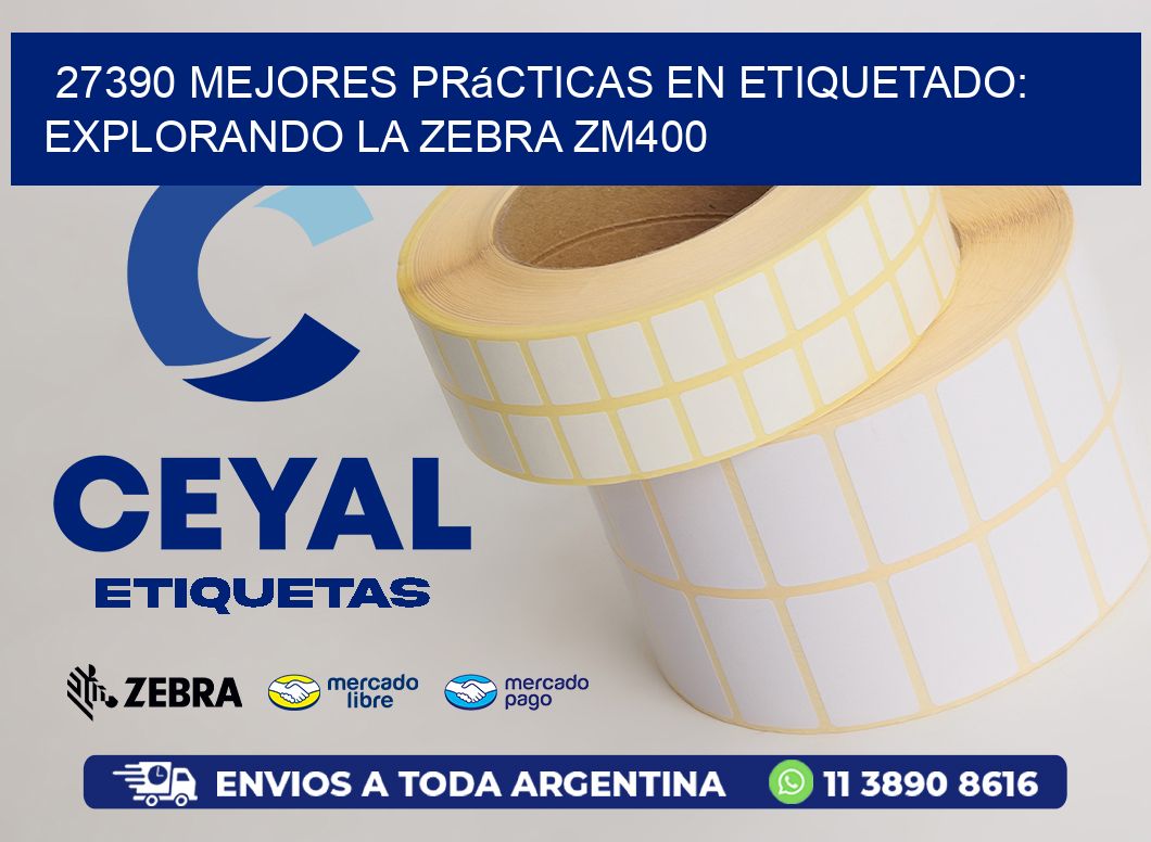 27390 Mejores Prácticas en Etiquetado: Explorando la Zebra ZM400