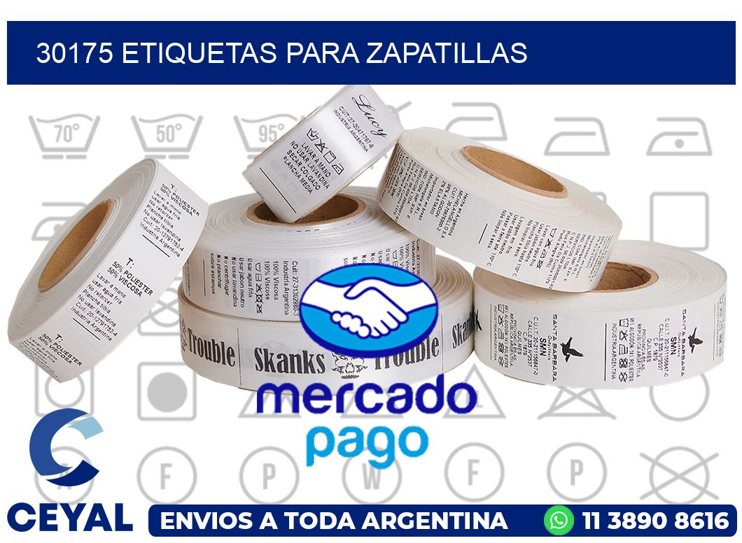 30175 ETIQUETAS PARA ZAPATILLAS