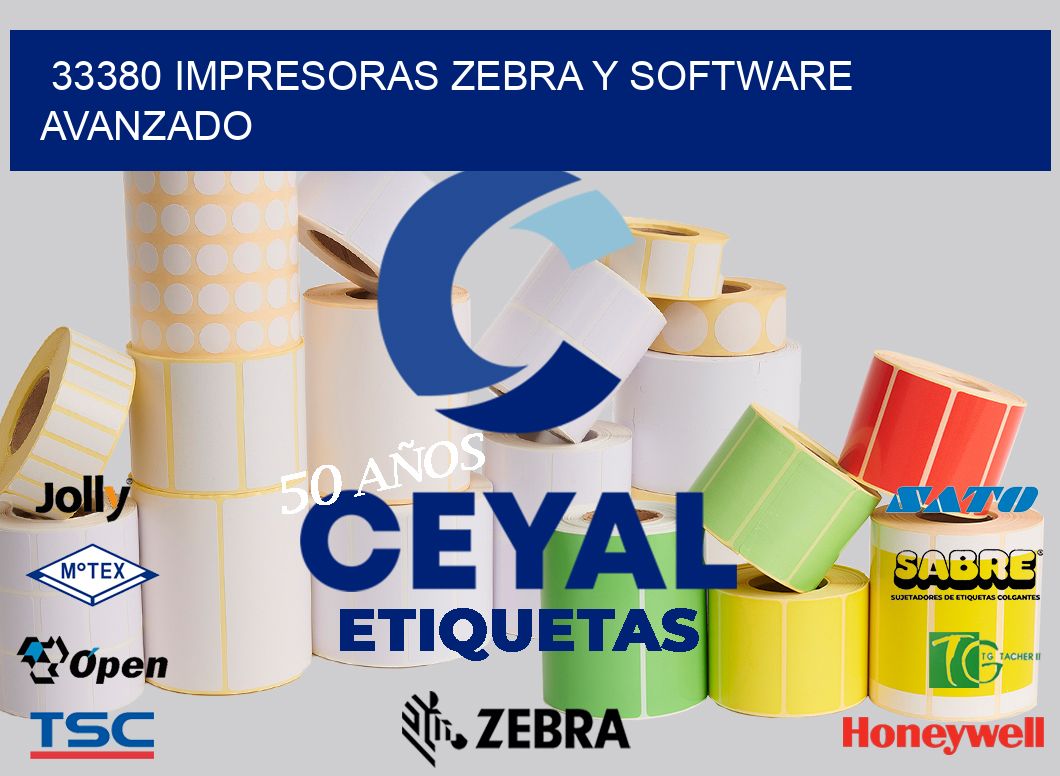 33380 Impresoras Zebra y Software Avanzado