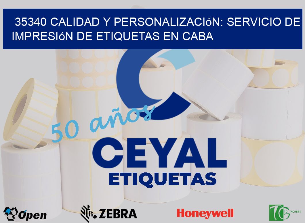 35340 Calidad y Personalización: Servicio de Impresión de Etiquetas en CABA