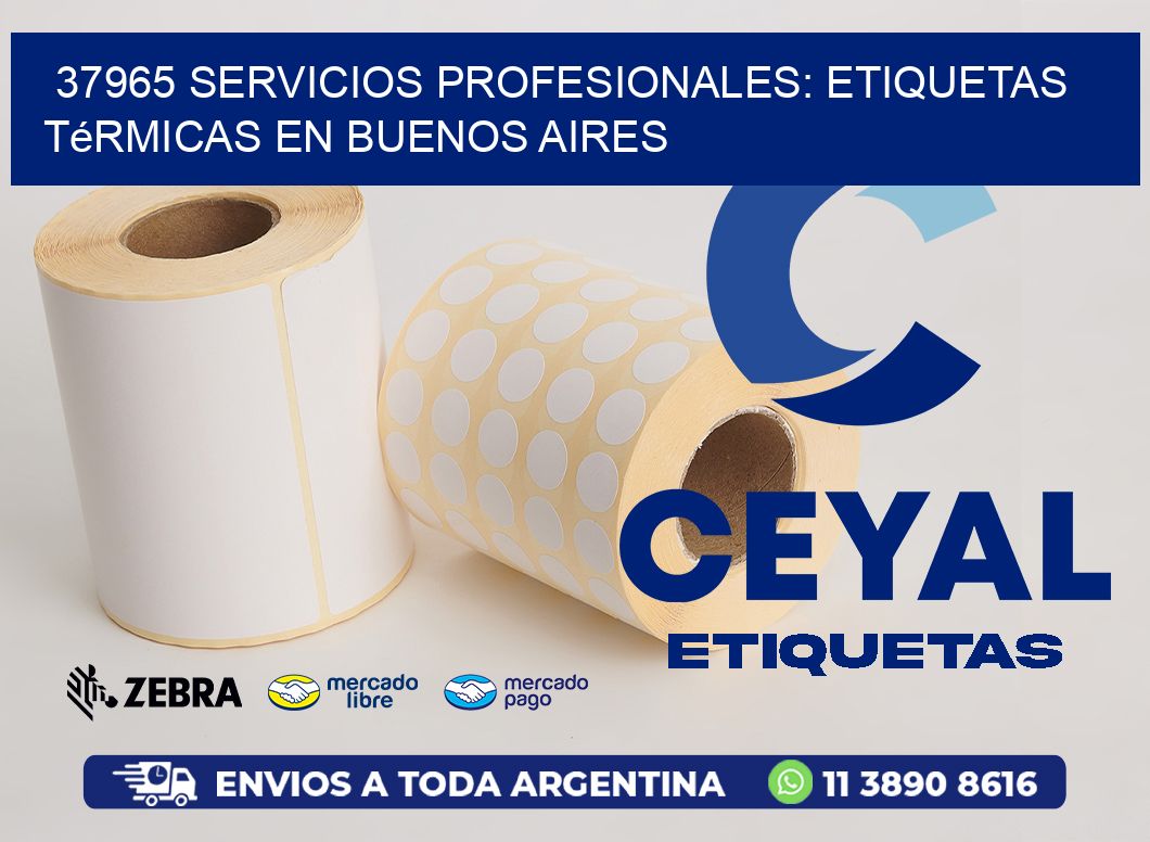 37965 Servicios Profesionales: Etiquetas Térmicas en Buenos Aires