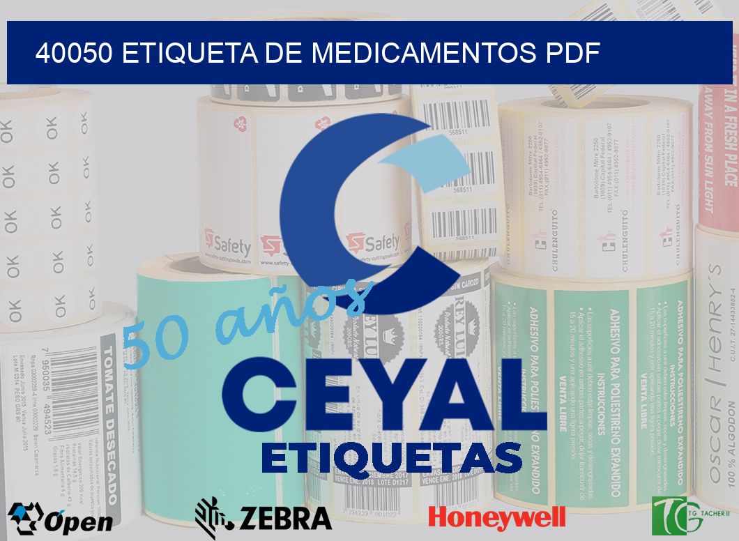 40050 etiqueta de medicamentos pdf