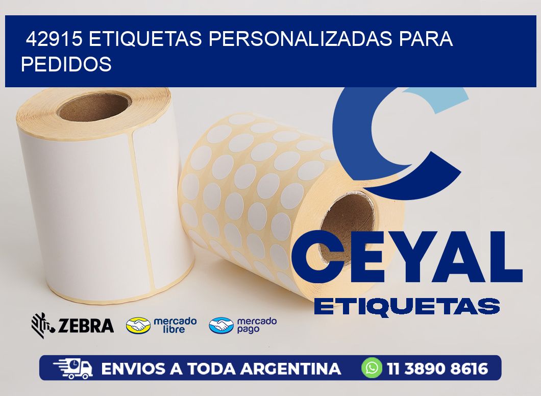 42915 ETIQUETAS PERSONALIZADAS PARA PEDIDOS