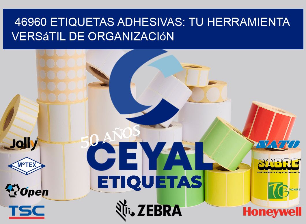 46960 Etiquetas Adhesivas: Tu Herramienta Versátil de Organización