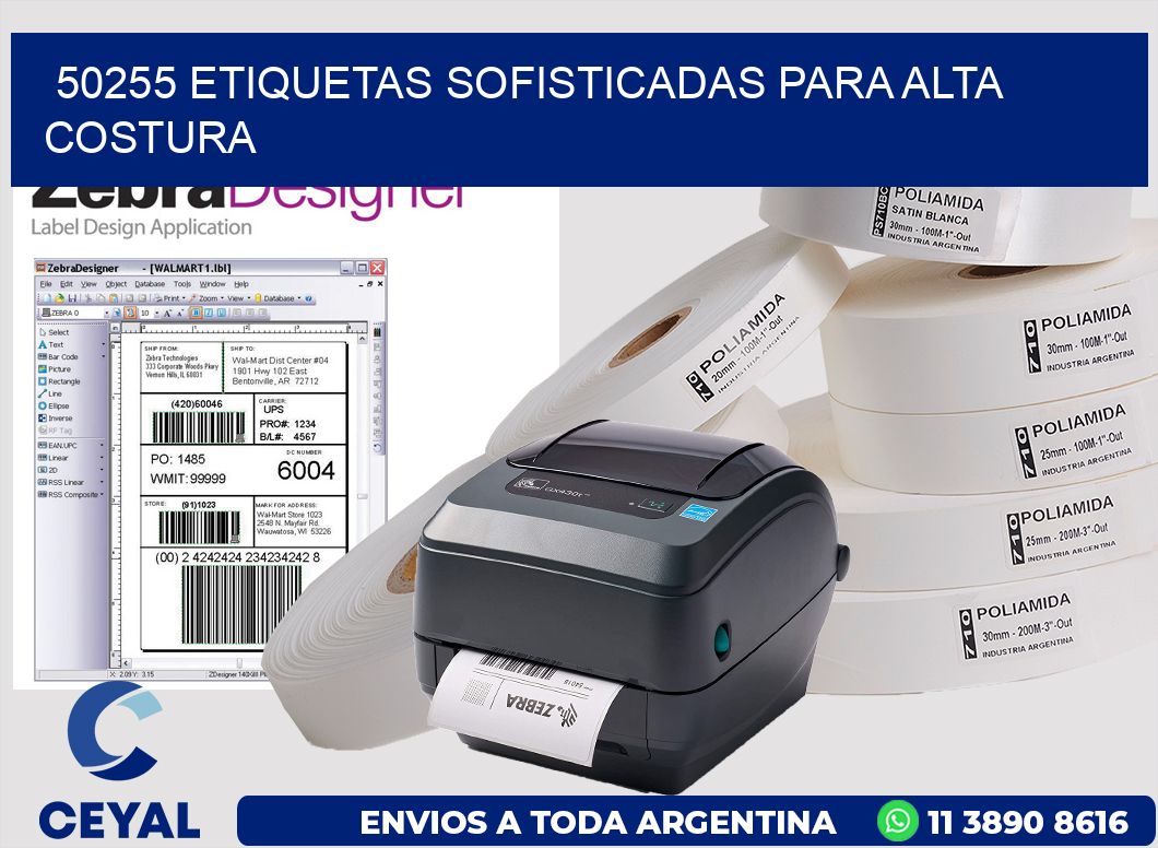 50255 ETIQUETAS SOFISTICADAS PARA ALTA COSTURA