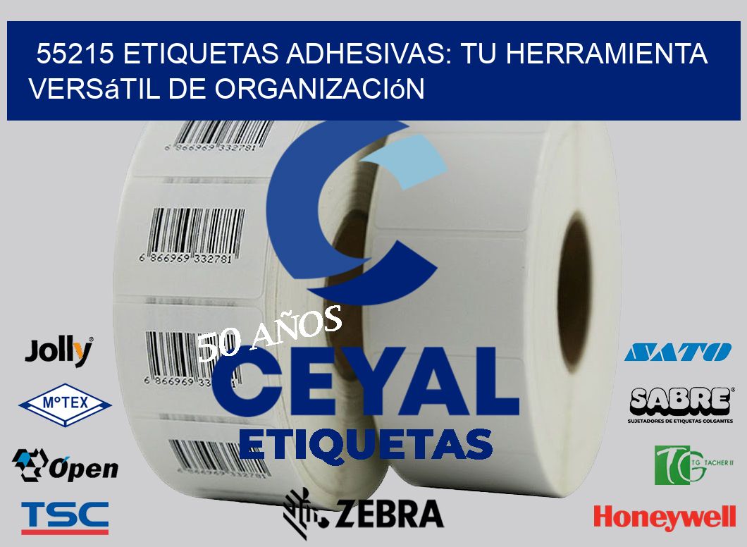 55215 Etiquetas Adhesivas: Tu Herramienta Versátil de Organización