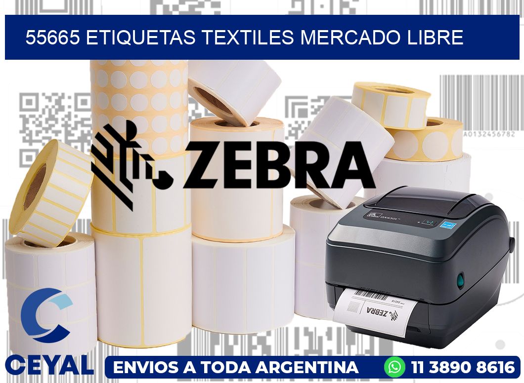 55665 ETIQUETAS TEXTILES MERCADO LIBRE