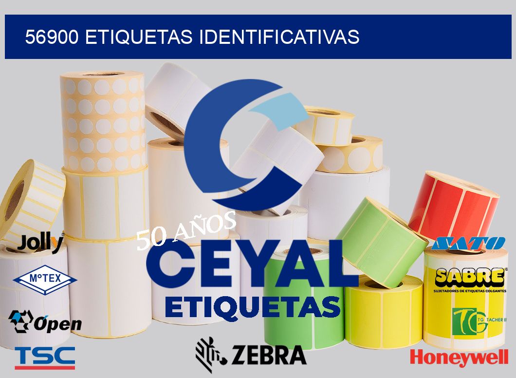 56900 etiquetas identificativas