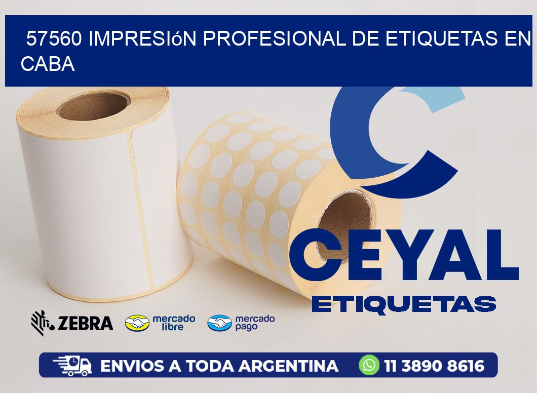 57560 Impresión Profesional de Etiquetas en CABA