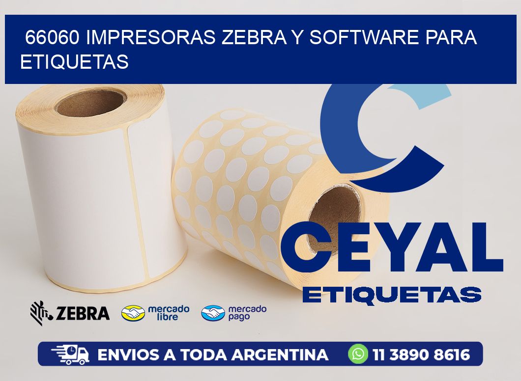 66060 Impresoras Zebra y Software para Etiquetas