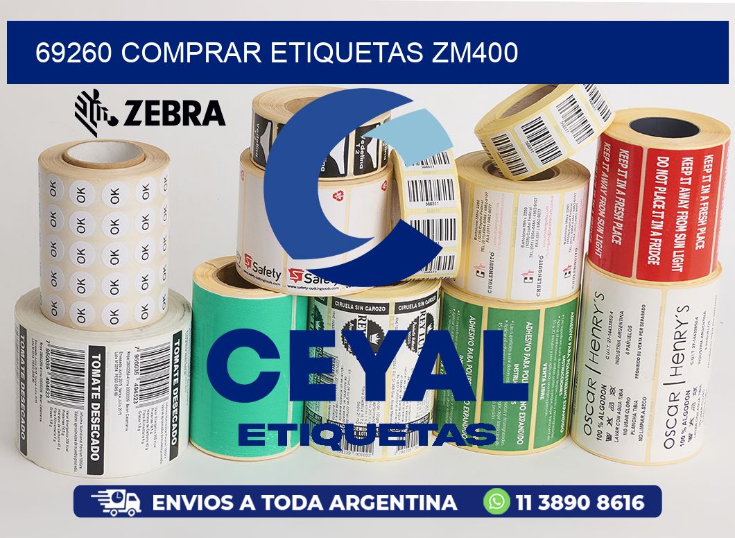 69260 COMPRAR ETIQUETAS ZM400