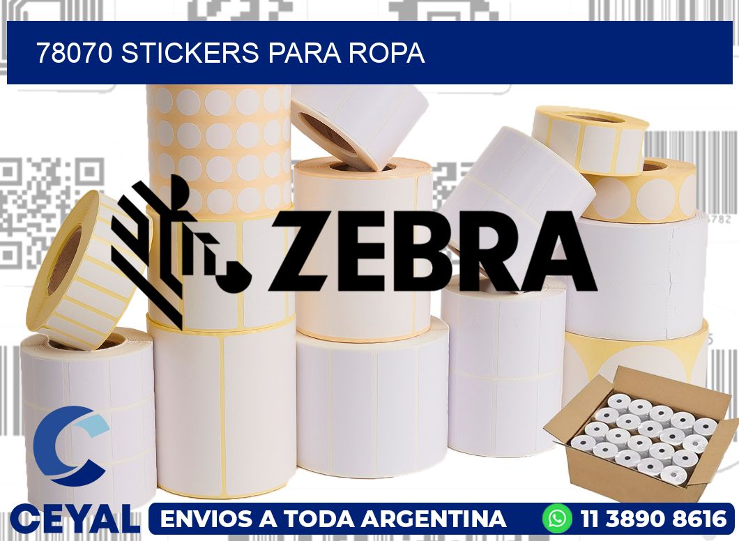 78070 STICKERS PARA ROPA