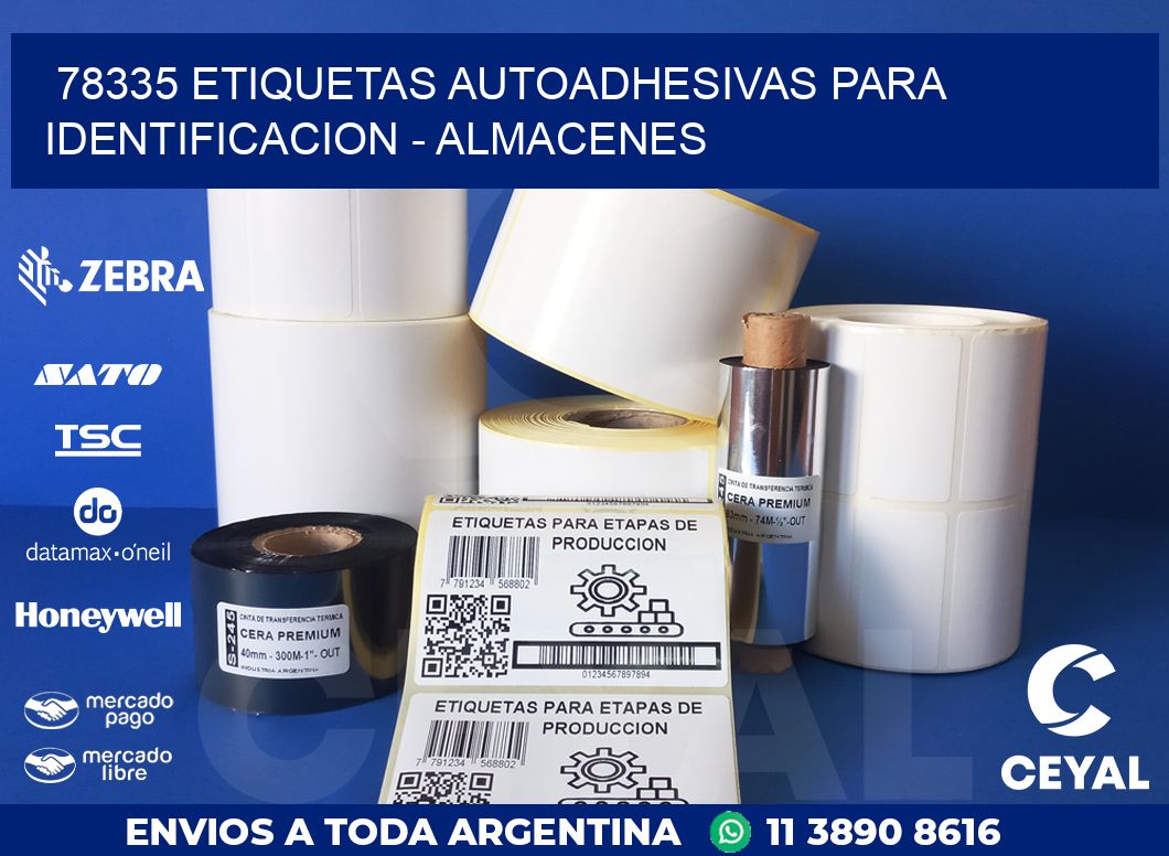 78335 ETIQUETAS AUTOADHESIVAS PARA IDENTIFICACION – ALMACENES