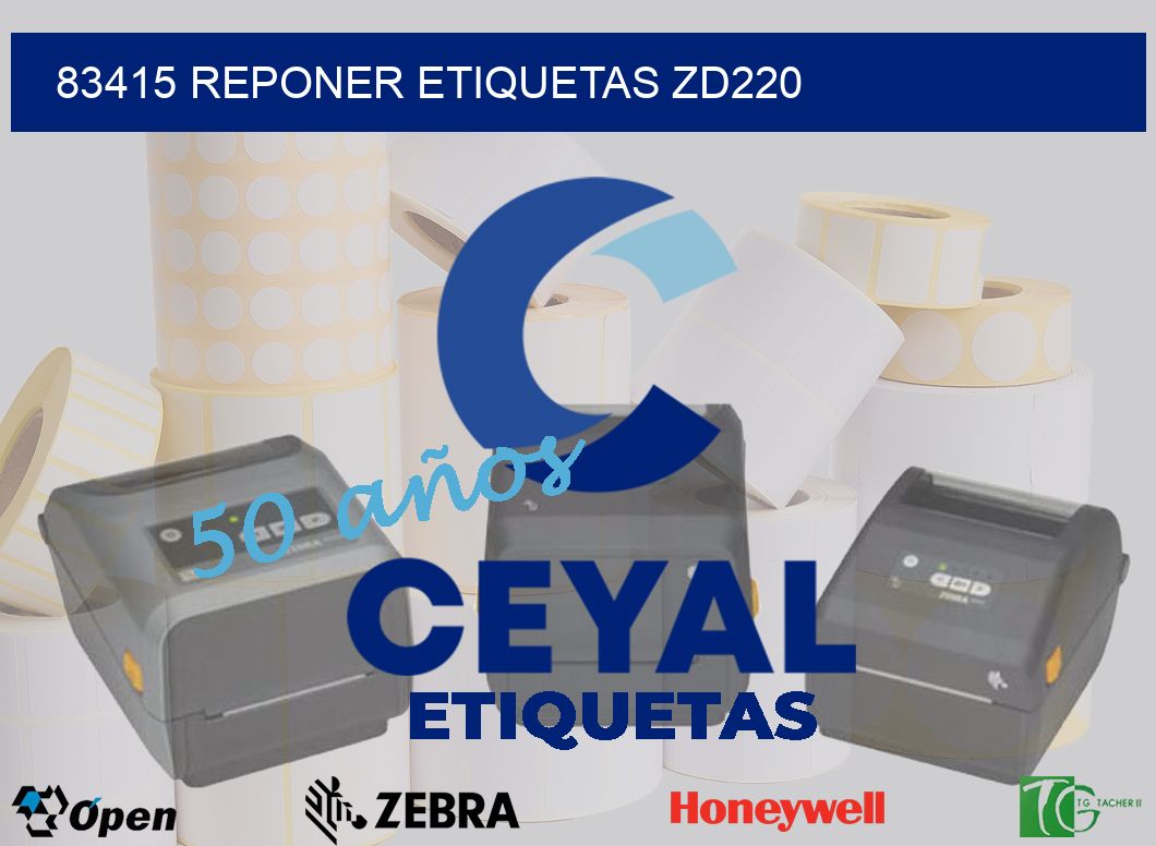 83415 REPONER ETIQUETAS ZD220