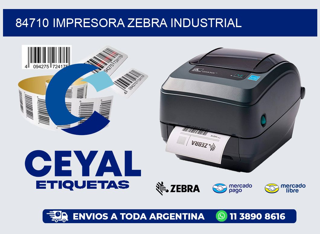84710 IMPRESORA ZEBRA INDUSTRIAL