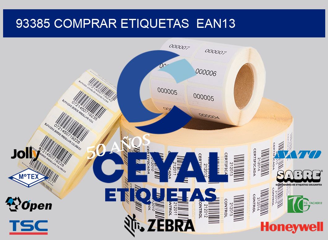 93385 COMPRAR ETIQUETAS  EAN13