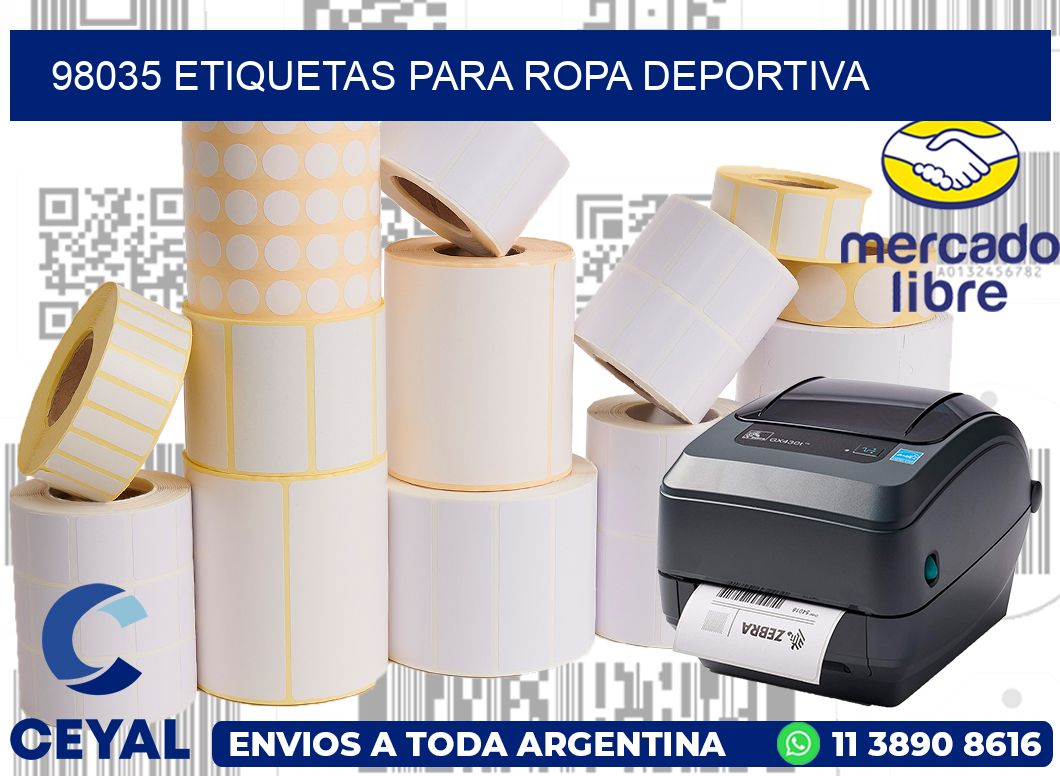 98035 ETIQUETAS PARA ROPA DEPORTIVA
