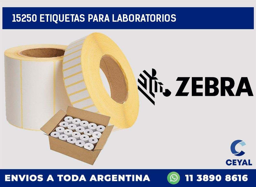15250 ETIQUETAS PARA LABORATORIOS