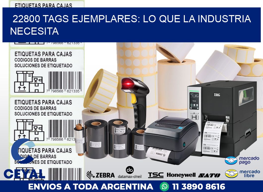 22800 TAGS EJEMPLARES: LO QUE LA INDUSTRIA NECESITA