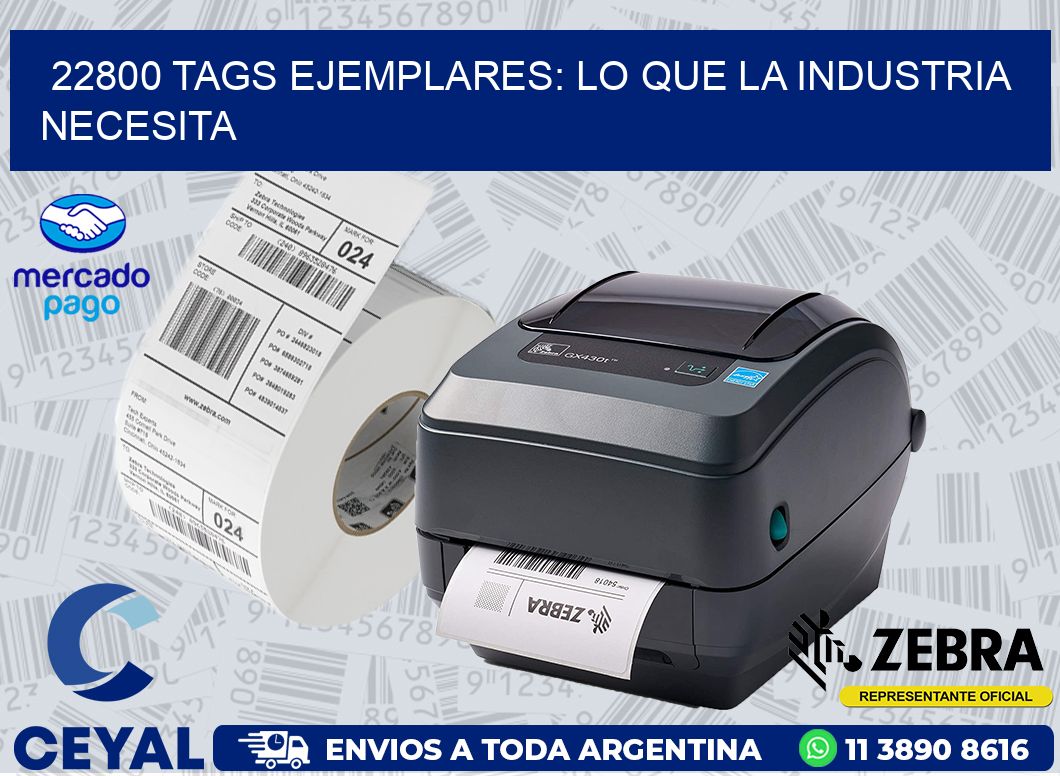 22800 TAGS EJEMPLARES: LO QUE LA INDUSTRIA NECESITA