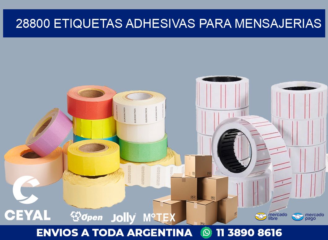 28800 ETIQUETAS ADHESIVAS PARA MENSAJERIAS